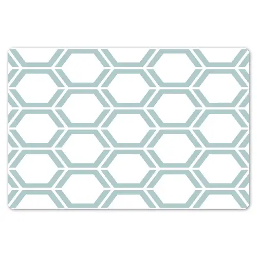 Patroon - Lijn - Design - Hexagon Placemat vinyl groot 368 -zzsfeer1_Kitchenyeah-website