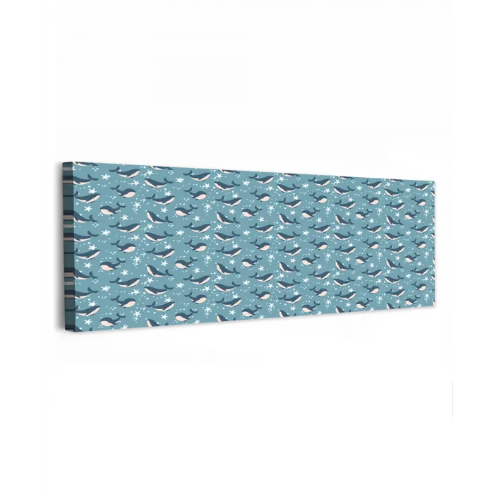 Klein - Oceaan - Walvis - Zeester canvas 2cm klein 828 -z3d