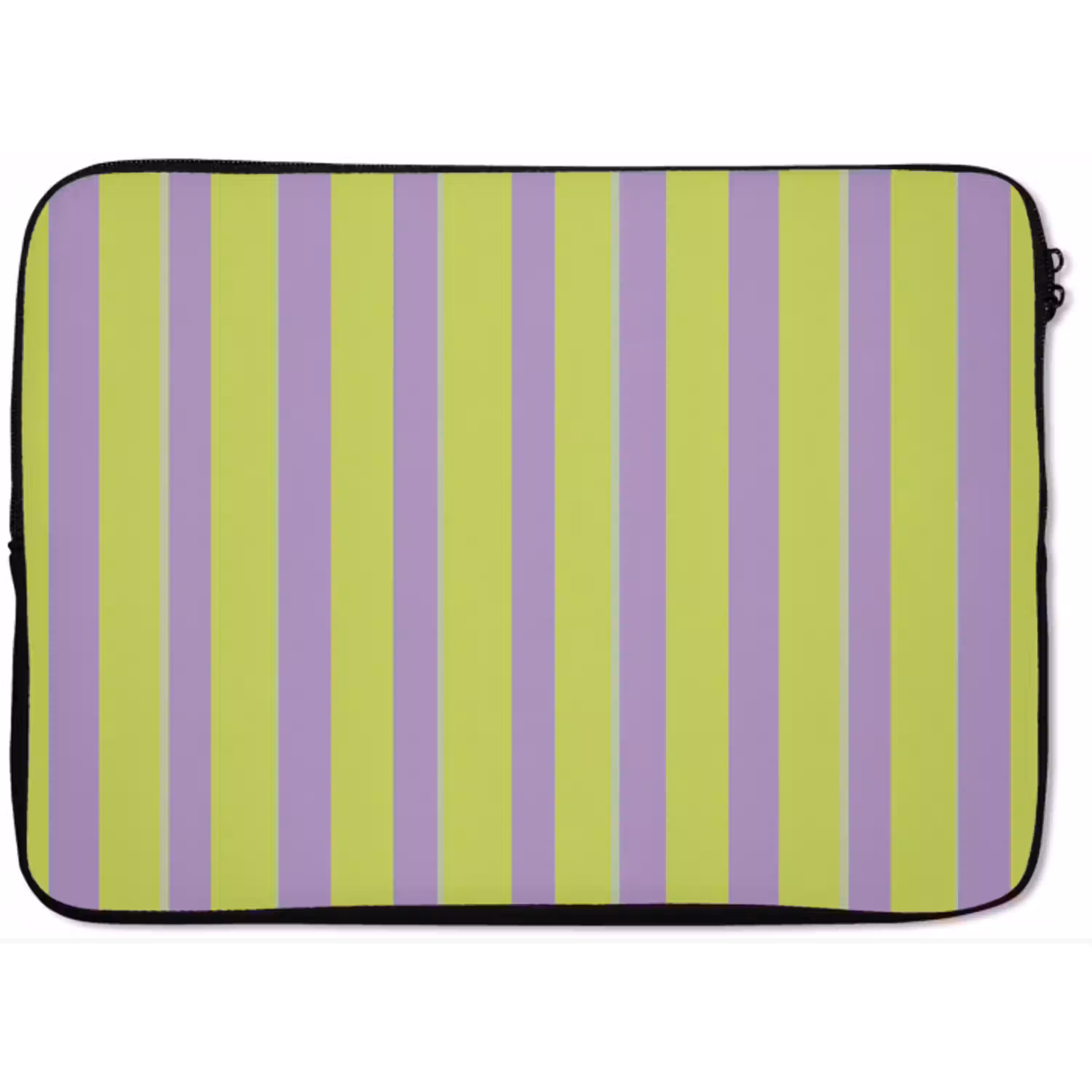Strepen - Patroon - Groen laptophoes neopreen klein 279 -zkaufland3dotto