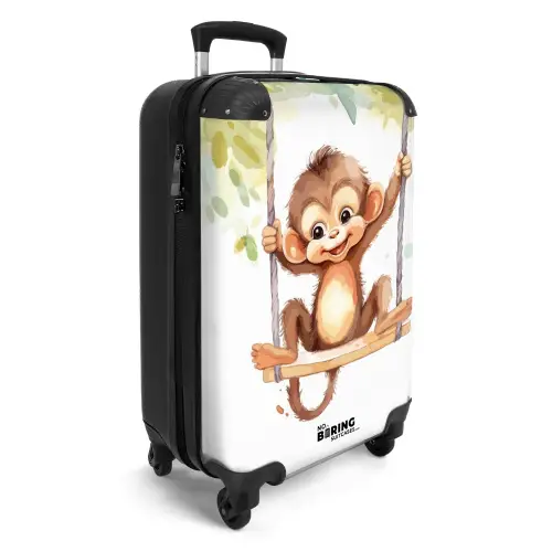 Schommelende grote aap Koffer - NBS - Handbagage middel -productfoto_3d