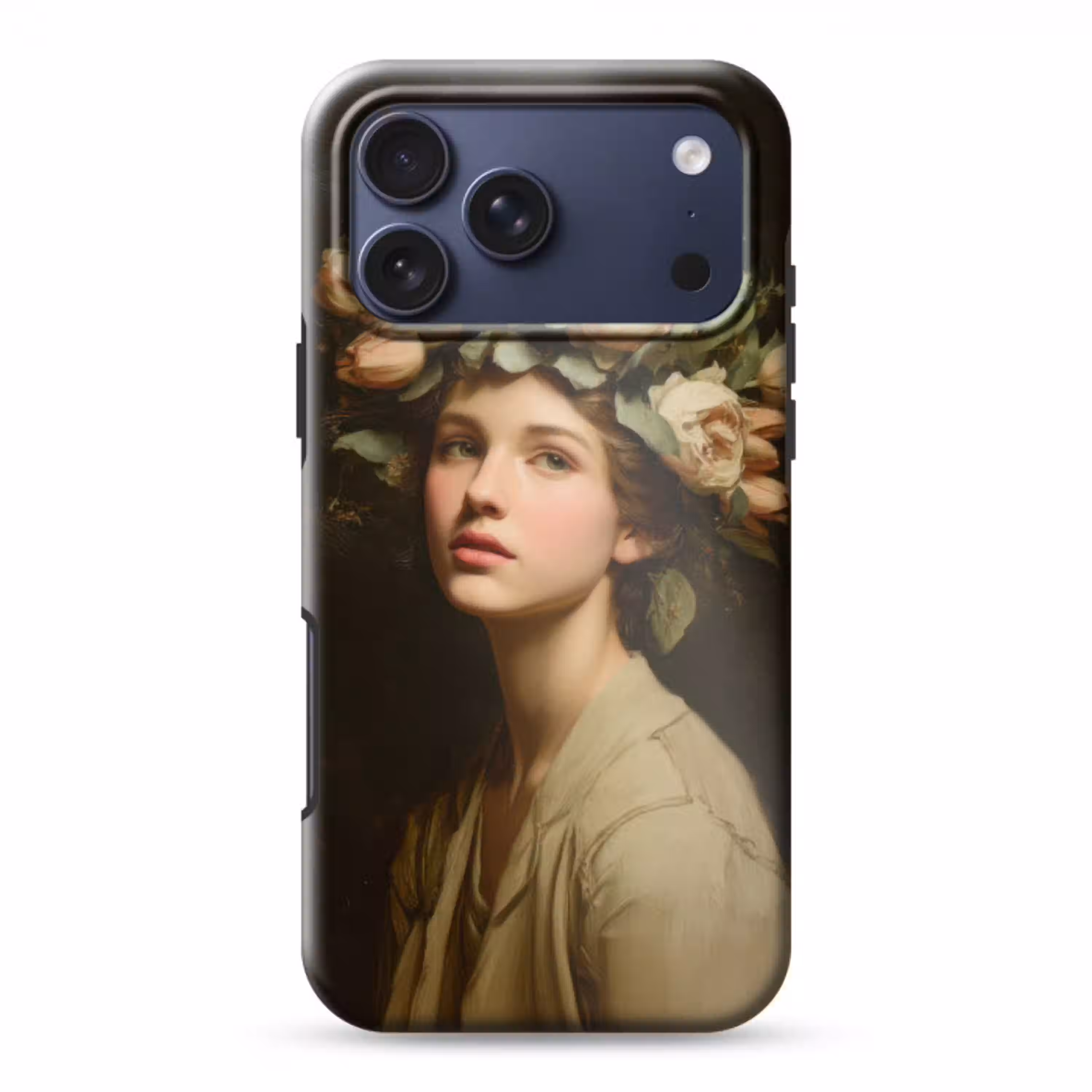 Bloemenstilte - Vrouw - Portret Toughcase MagSafe Apple iPhone 17 Pro Max klein -3d