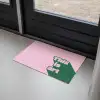 Groen - Teskt - This is art - Roze Deurmat klein -sfeer2