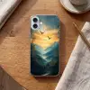 Vogels - Zon - Bomen - Groen Apple iPhone 16 Plus klein -sfeer1