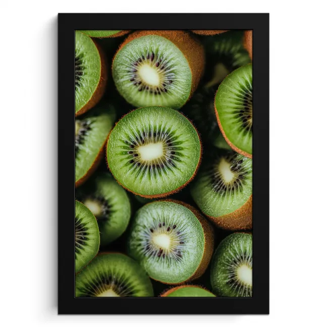 Kiwi - Fruit - Groen KitchenYeah - Keuken - Fotolijst klein -3d