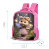 Beer - Vlinders - Bos - Fairy Kinderrugzak - Roze middel -productfoto_formaten