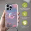 Planeet - Lucht - Wolken - Pasteltinten Hoesje iPhone 16 Pro Max met koord klein -sfeer2_NL