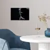 Koi - Vissen - Water - Zwart poster papier klein -sfeer3