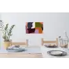 Vormen - Abstract - Kleuren - Vierkant Muursticker klein -eettafel