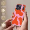 Vlekken - Rood - Roze - Patroon - Minimalistisch Telefoonhoesje iPhone 17 Pro klein -sfeer3_NL