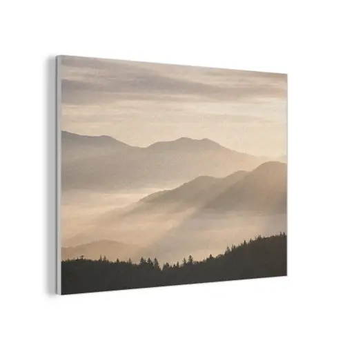 Bergen - Mist - Zonnestralen PET vilt klein -3d