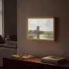 Molen - Willem Roelofs - Oude meesters - Kunst Light Box met batterij (Wandlamp) middel -sfeer1