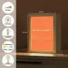If not now then when - Oranje - Geel - Levendig Light Box met kabel (Tafellamp) klein -USP_NL