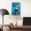 Vogel - Toekan - Blauw - Quotes plexiglas 5mm klein -sfeer6