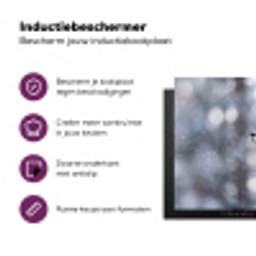 Vos - Sneeuwval - Portret - Winter - Sfeervol Inductie beschermer vinyl 3mm klein -zzzzzzz-cc-usp
