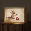 Kerst - Hert - Gewei - Kerstbal - Rendier Light Box met kabel (Tafellamp) klein -z3d_website
