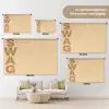 Swag - Bruin - Beige Wandkleed katoen klein -tsfeer8_DE