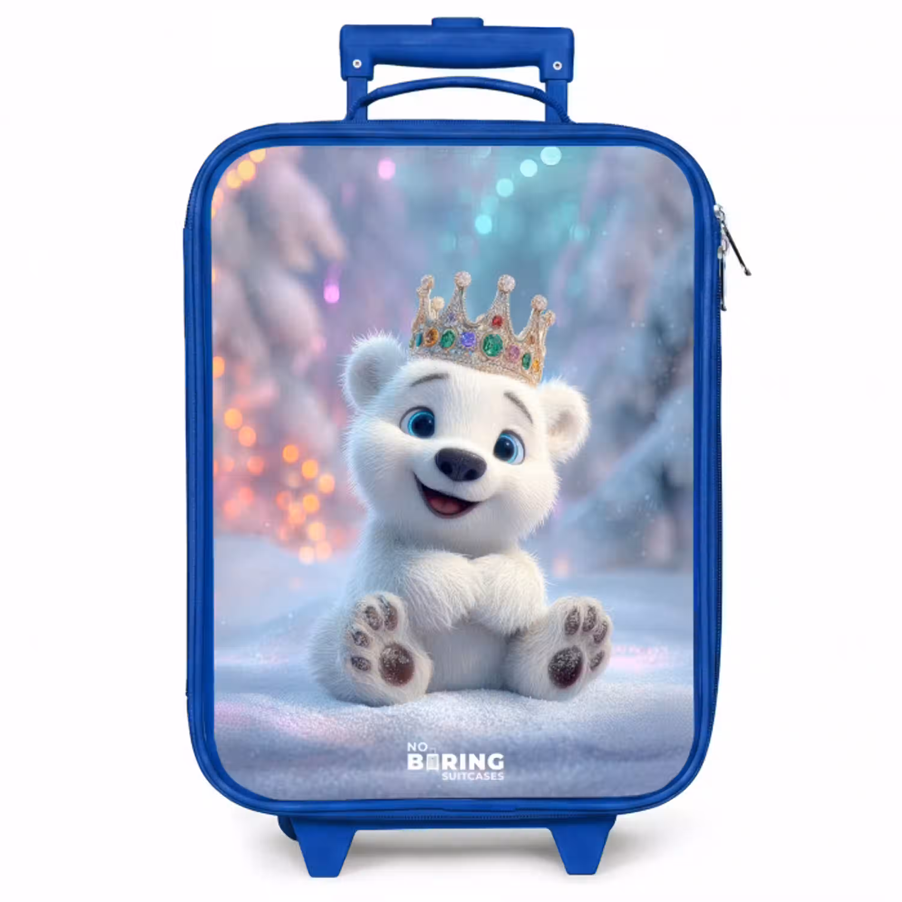 IJsbeer - Kroon - Winter Kinderkoffer - Blauw klein -zzz_website3d
