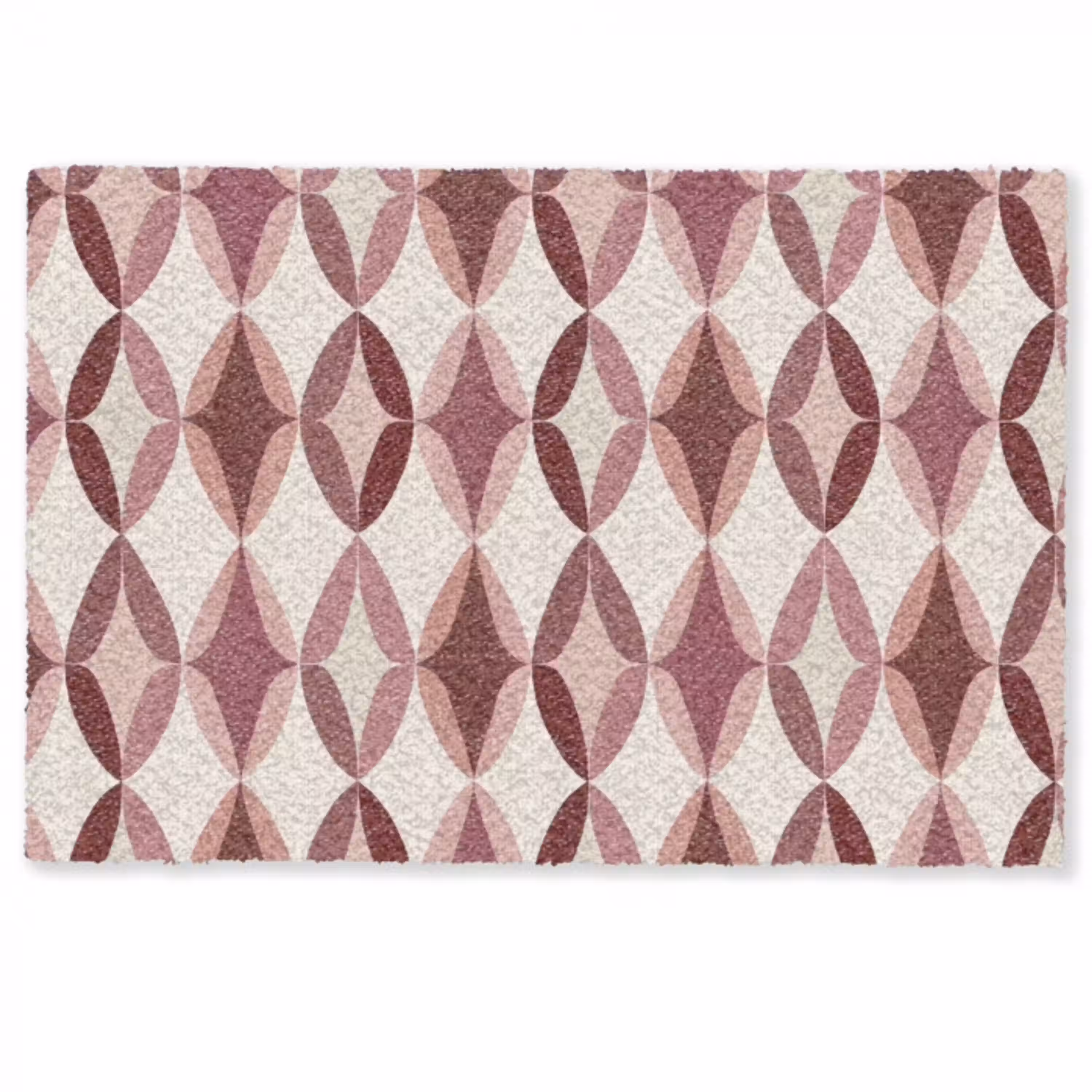 Ovaal - Textuur - Roze Deurmat klein 898 -zkaufland3d
