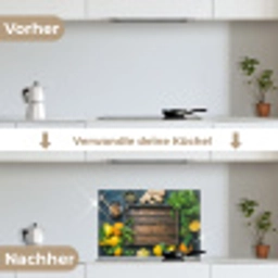 Fruitkist - Citroen - Fruit keuken achterwand spatscherm klein -voor_na_DE