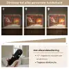Winter - Kerst - Huis - Openhaard Light Box met batterij (Wandlamp) middel -USP_dimbaarNL