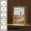 Duinen - Vuurtoren - Rood - Lucht Light Box met kabel (Tafellamp) klein -USP_NL