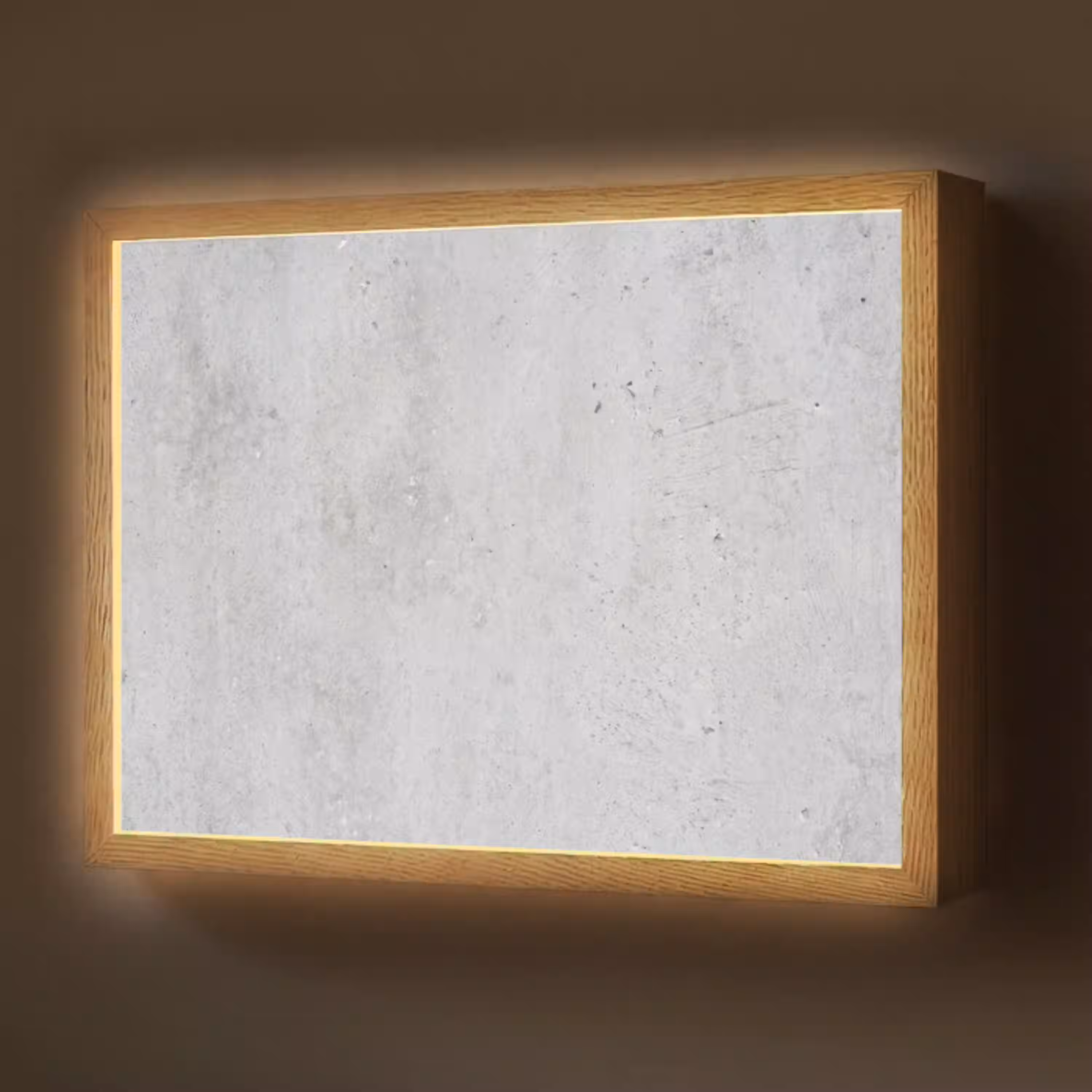 Beton - Textuur - Achtergrond - Grijs - Industrieel Light Box met batterij (Wandlamp) middel -z3d_website