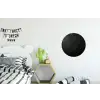 Zwart - Steen - Beton Wandcirkel aluminium klein -kinderkamer