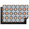 Traditioneel - Tegel - Oranje Inductie beschermer vinyl 3mm klein 276 -3d