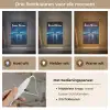 Vliegtuig - Blauw - Futuristisch Light Box met kabel (Kinderlampje) klein -USP_lichtkleurNL