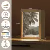 Eiland - Palmboom - Zee Light Box met kabel (Tafellamp) klein -USP_NL