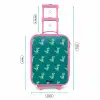Tyranosaurus specs Kinderkoffer - Roze klein -productfoto_formaten