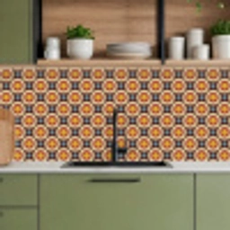 Retro - Vintage - Design - Cirkel keuken achterwand 2 middel 871 -sfeer3