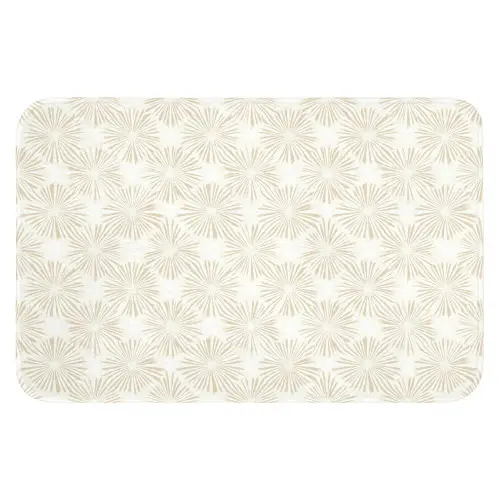 Abstract - Motief - Beige Badmat klein 997 -3d