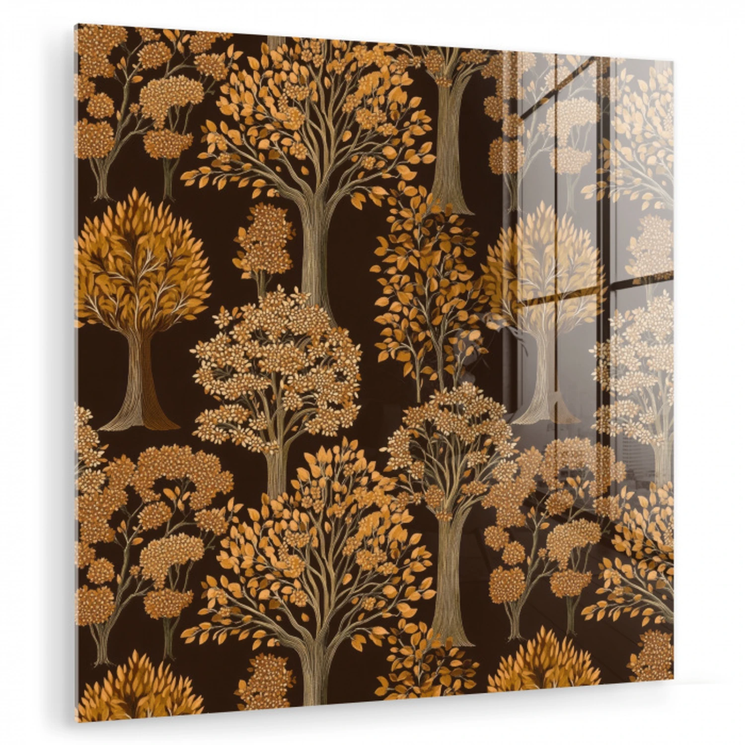 Bomen - Patroon - Bruin plexiglas 5mm klein 11 -zzzproduct_nieuw
