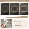 Beton - Patroon - Zwart Light Box met kabel (Tafellamp) klein -USP_dimbaarNL