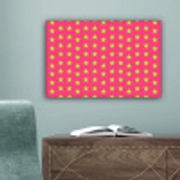 Sterren - Patroon - Roze canvas 2cm klein 34 -sfeer4