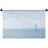 Horizon - Zeilboot - Zee Wandkleed katoen klein -zz3d