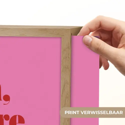 Moeder - Boodschap -Roze Light Box met batterij (Wandlamp) middel -USP_websiteprintNL