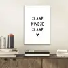 Slaap kindje slaap - Spreuken - Quotes aluminium wit klein -sfeer1