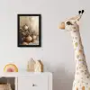 Kerst - Kerstballen - Beige - Goud fotolijst zwart zonder passe partout klein -usfeer4_kinderkamer