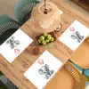 Olifant - Baby dier - Roze ballon Placemat vinyl groot -zzsfeer5_Kitchenyeah-website