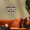 Donuts - Chocolade - Wit - Beige Wandcirkel Organisch Forex 3mm klein -sfeer3