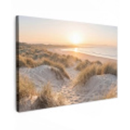 Duinen - Strand - Zee Tuinposter op houten frame 2 cm dik klein -3d