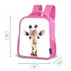 Gerrie Giraffe Kinderrugzak - Roze middel -productfoto_formaten