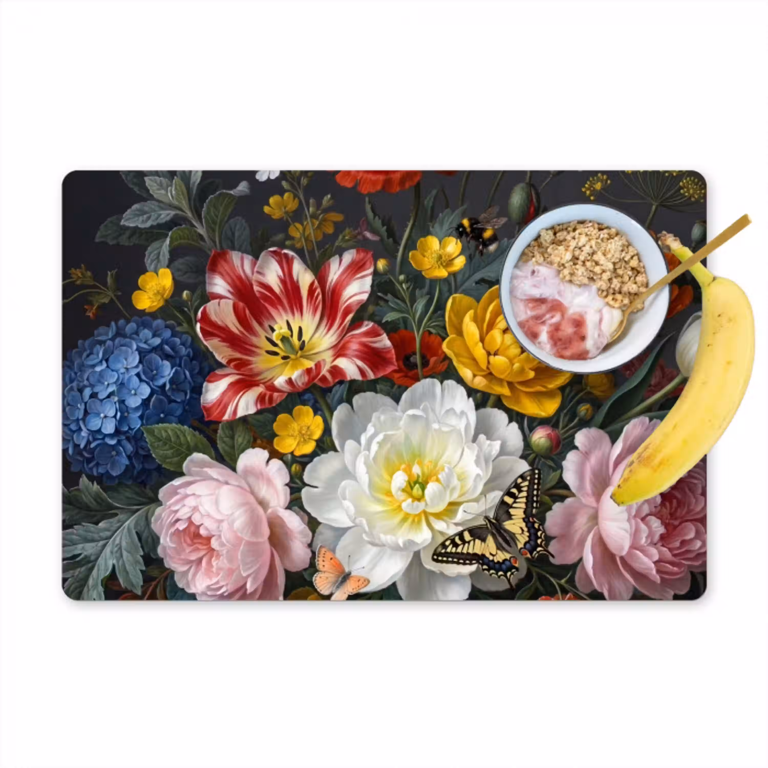 Bloemen - Boeket - Klassiek - Kleurrijk - Natuur Placemat vinyl groot -zzzproduct_Kitchenyeah-website