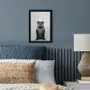 Otter - WC rol - Zwart - Wit fotolijst zwart zonder passe partout klein -sfeer3