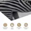 Zebra's - Zwart - Wit poster papier klein -closeup_NL
