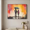 Graffiti - Paraplu - Mensen - Kleuren - Kunst Textielframe - compleet frame klein -sfeer2