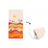 Abstract landschap - Palmbomen - Kleurrijk fotobehang vinyl groot -3d
