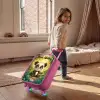 Panda - Bamboebos - Groen Kinderkoffer - Roze klein -sfeer1